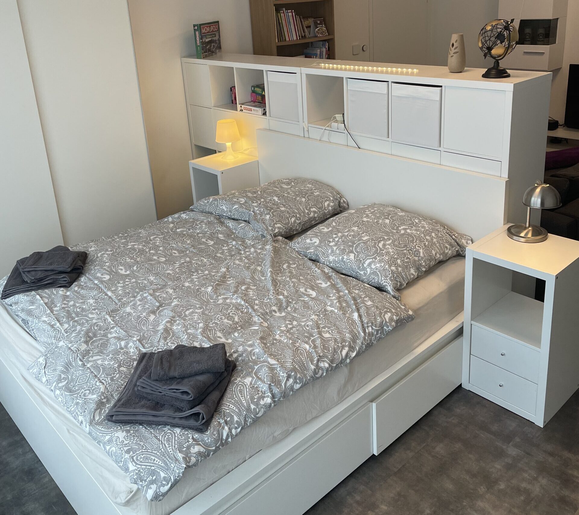 Ferienwohnung Dermbach Bett