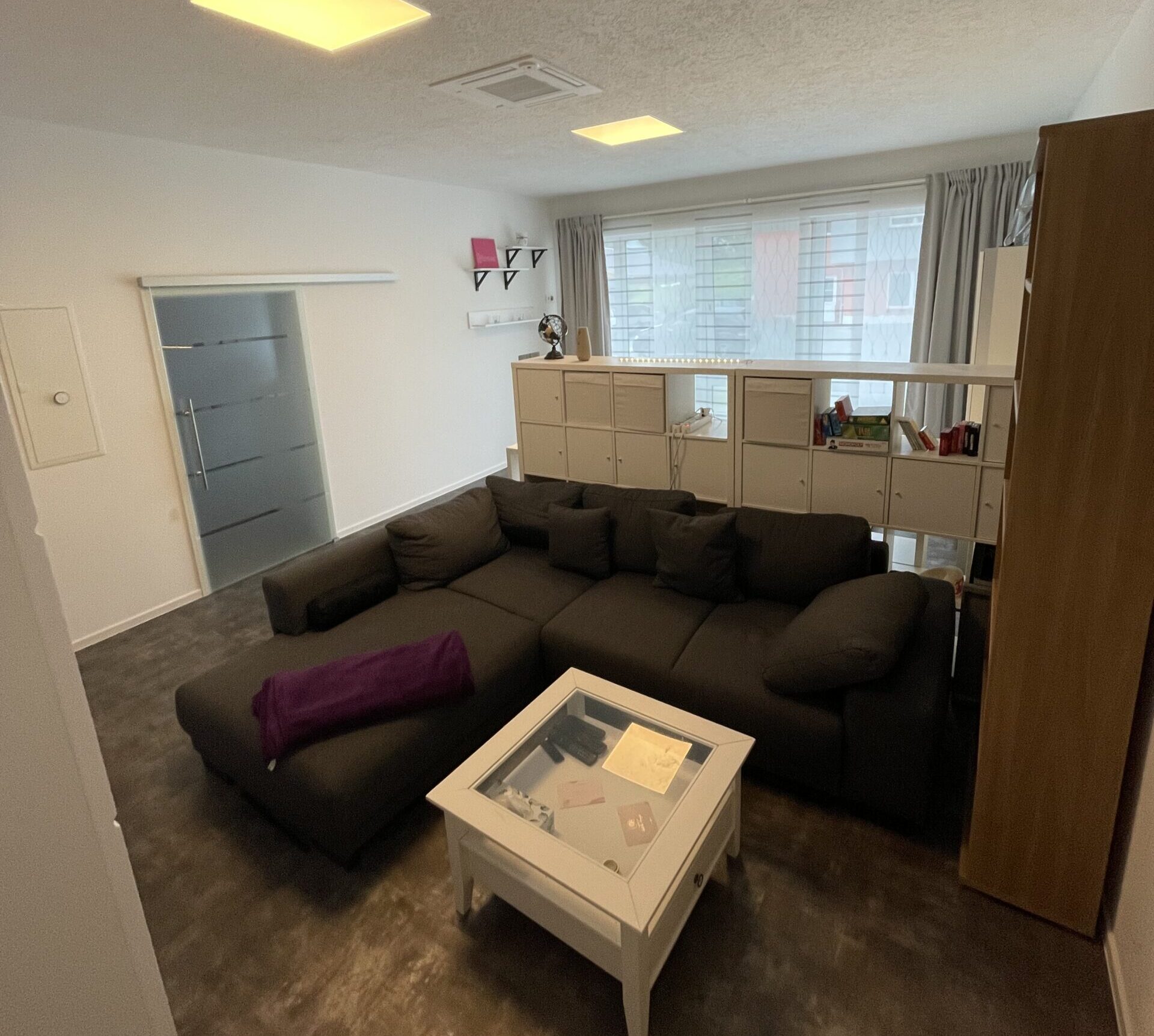 Ferienwohnung Dermbach Couch Schlafzimmer
